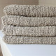 Linen grey bath towel